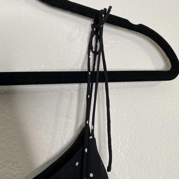 ANINE BING polka dot tiered maxi dress sz L - Picture 7 of 7